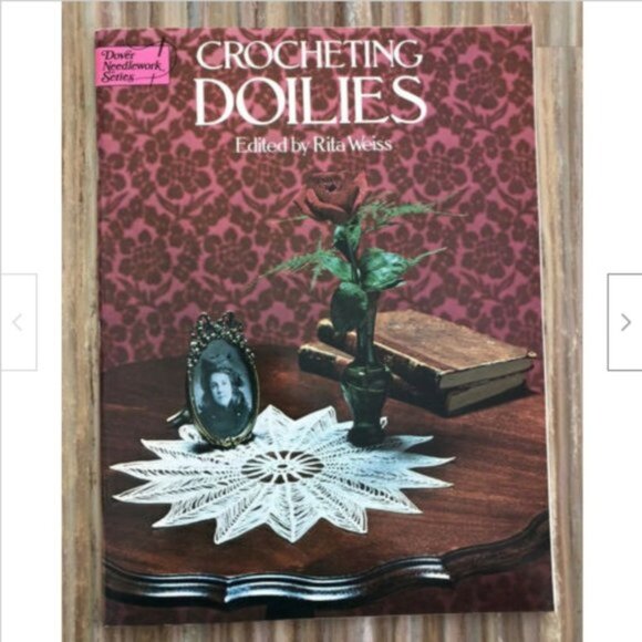 Crocheting Doilies Dover Needlework Series Vintage Pattern Book Rita Weiss 1976 - Picture 1 of 6